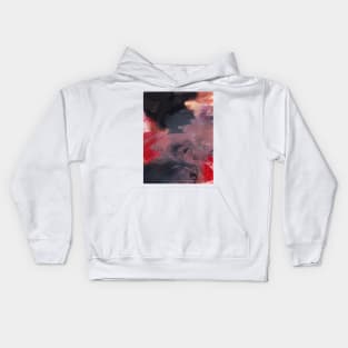 Abstract Mix Media Painting 10 Kids Hoodie